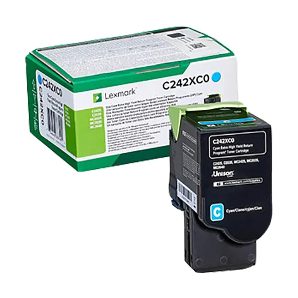 Lexmark C242XC0 Cyan (Original)