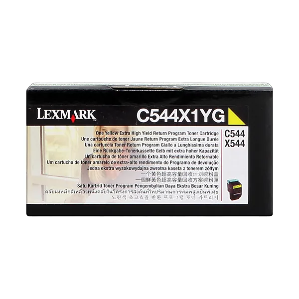 Lexmark C544X1YG Gelb (Original) – Originalverpackung