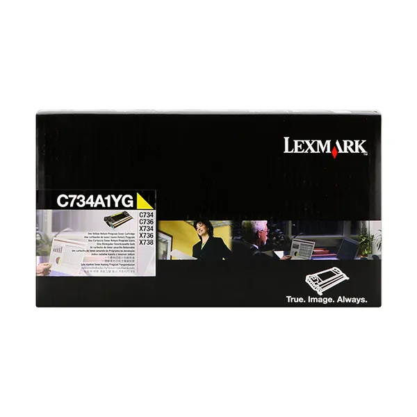 Lexmark C734A1YG Gelb (Original)