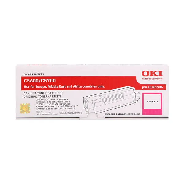 OKI OKI-C5600 Magenta (Original) – Originalverpackung