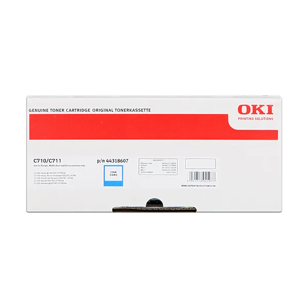 OKI 44318607 Cyan (Original) – Originalverpackung