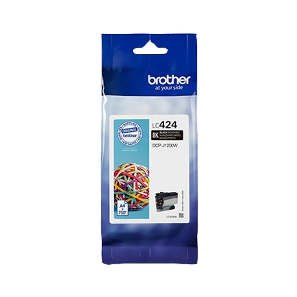 Brother LC-424BK Schwarz (Original)