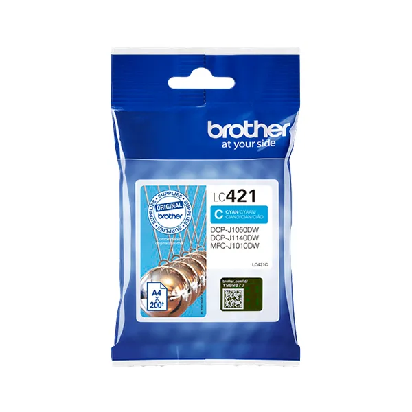 Brother LC-421C Cyan (Original) – Originalverpackung