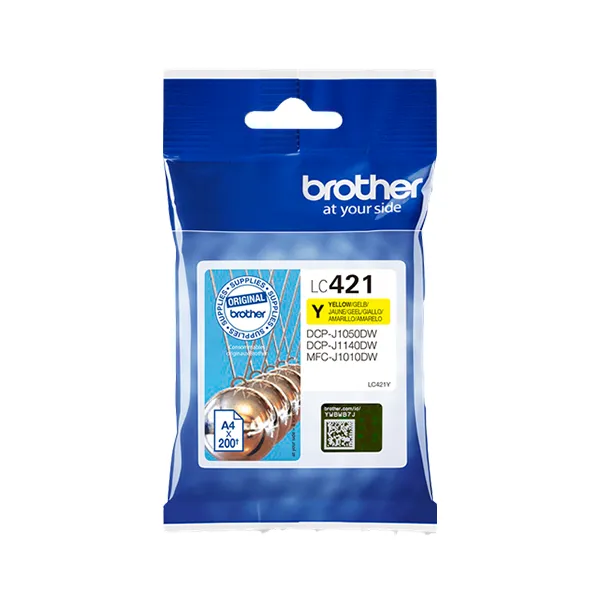 Brother LC-421Y Gelb (Original)