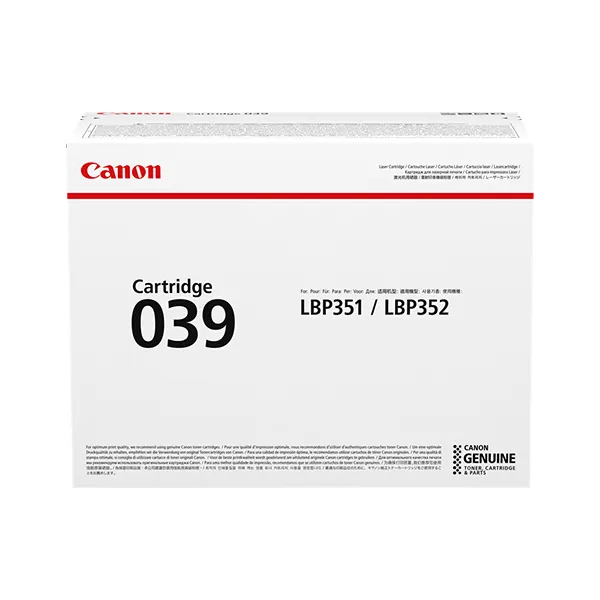 Canon 039 Schwarz (Original)