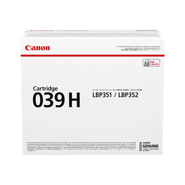 Canon 039H Schwarz (Original)