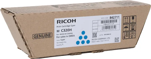 Ricoh M C320H Cyan (Original) – Originalverpackung