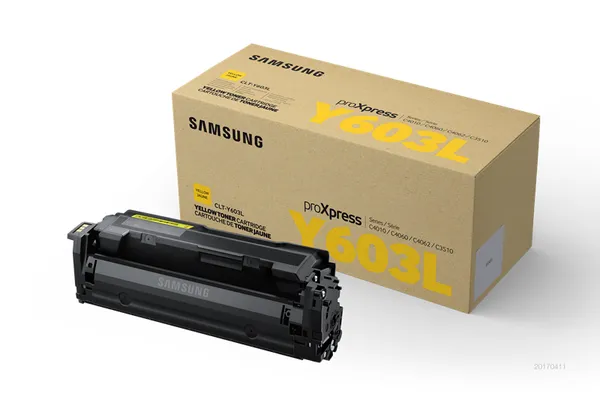 Samsung CLT-Y603L Gelb (Original) – Originalverpackung
