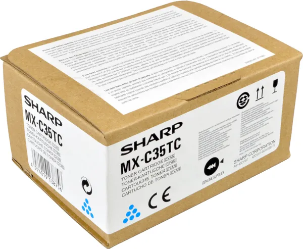 Sharp MX-C35TC Cyan (Original) – Originalverpackung