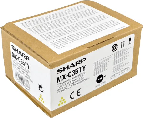 Sharp MX-C35TY Gelb (Original) – Originalverpackung